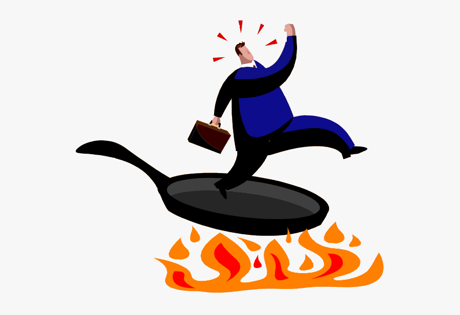 Transparent Frying Pan Png - Out Of The Frying Pan And Into, Transparent Clipart