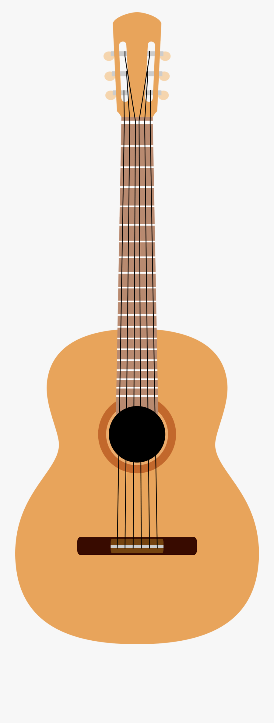 Ukulele Acoustic Guitar Clip Art - Guitar Clipart Transparent Background, Transparent Clipart