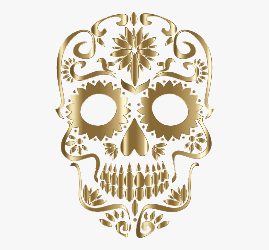 Skull,bone,calavera - Transparent Background Skull Clipart, Transparent Clipart