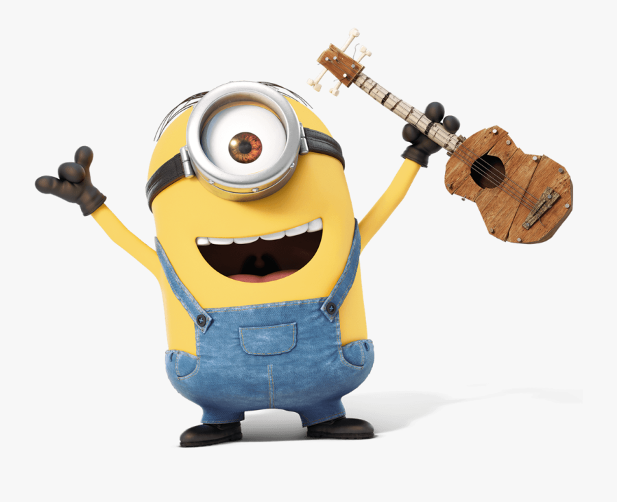 Minion Ukulele Player - Minions Png, Transparent Clipart