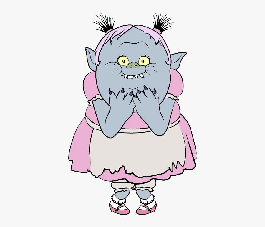 trolls bridget coloring pages  free transparent clipart