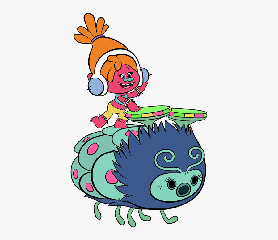 Dj Suki Trolls Movie, Transparent Clipart