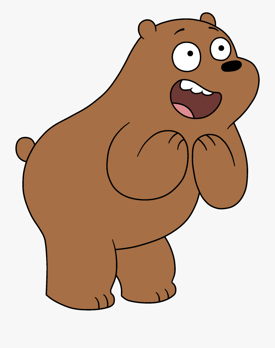 Transparent Free - Grizz We Bare Bears Png, Transparent Clipart