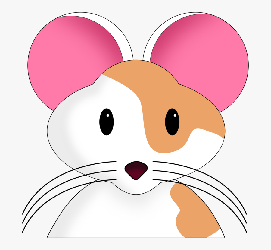 Pink,rodent,animal Figure - Clip Art, Transparent Clipart