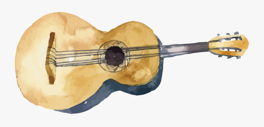 Cuatro Ukulele Guitar Broken Vector Acoustic Clipart - Broken Guitar Clipart, Transparent Clipart