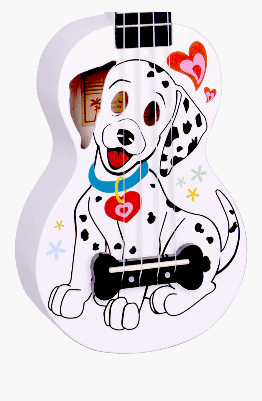Mahalo Ma1dawt Art Series Dalmatian Soprano Ukulele - Mahalo Ma1dawt, Transparent Clipart
