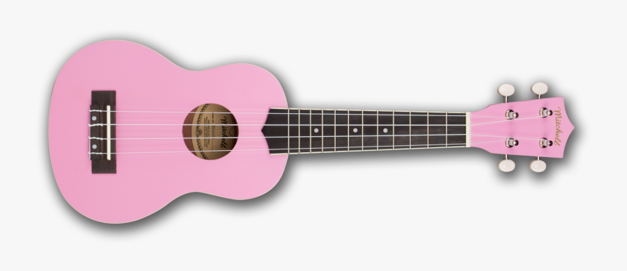 Transparent Pink Guitar Png - Transparent Background Pink Ukulele, Transparent Clipart