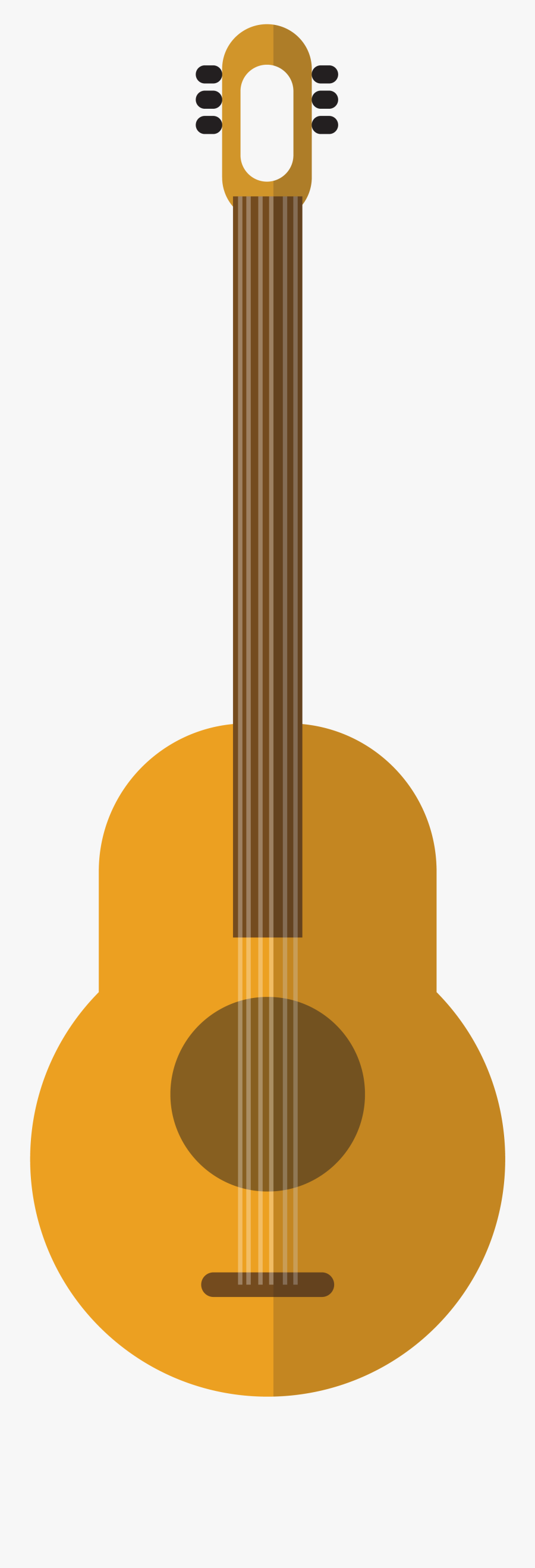 Acoustic Guitar Ukulele - Guitar Png Vector, Transparent Clipart