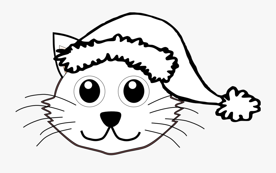 Transparent Hamster Clipart - Christmas Coloring Cat, Transparent Clipart