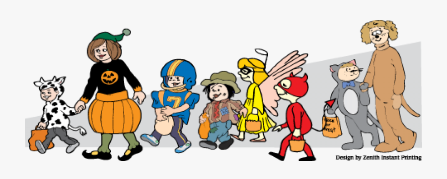 Trick Or Treating Clip Art, Transparent Clipart