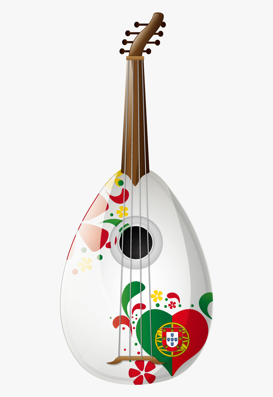Guitar Folk Vector Ukulele Portugal Free Transparent - Guitar, Transparent Clipart