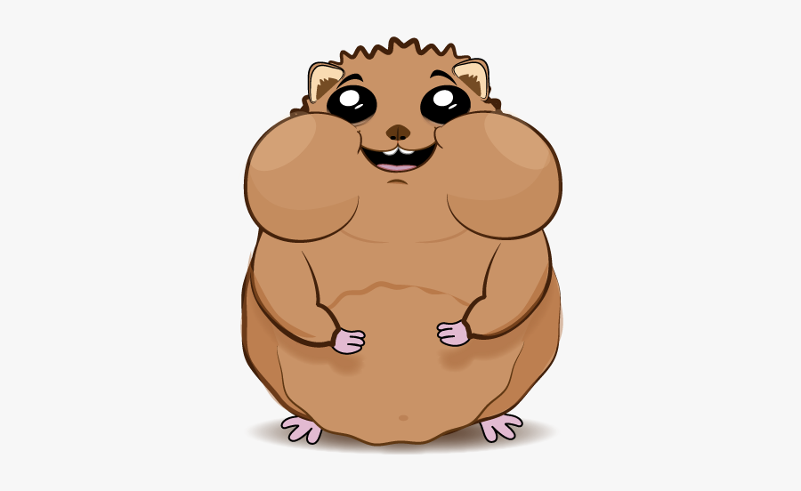 Hamster Cartoon - Cartoon, Transparent Clipart