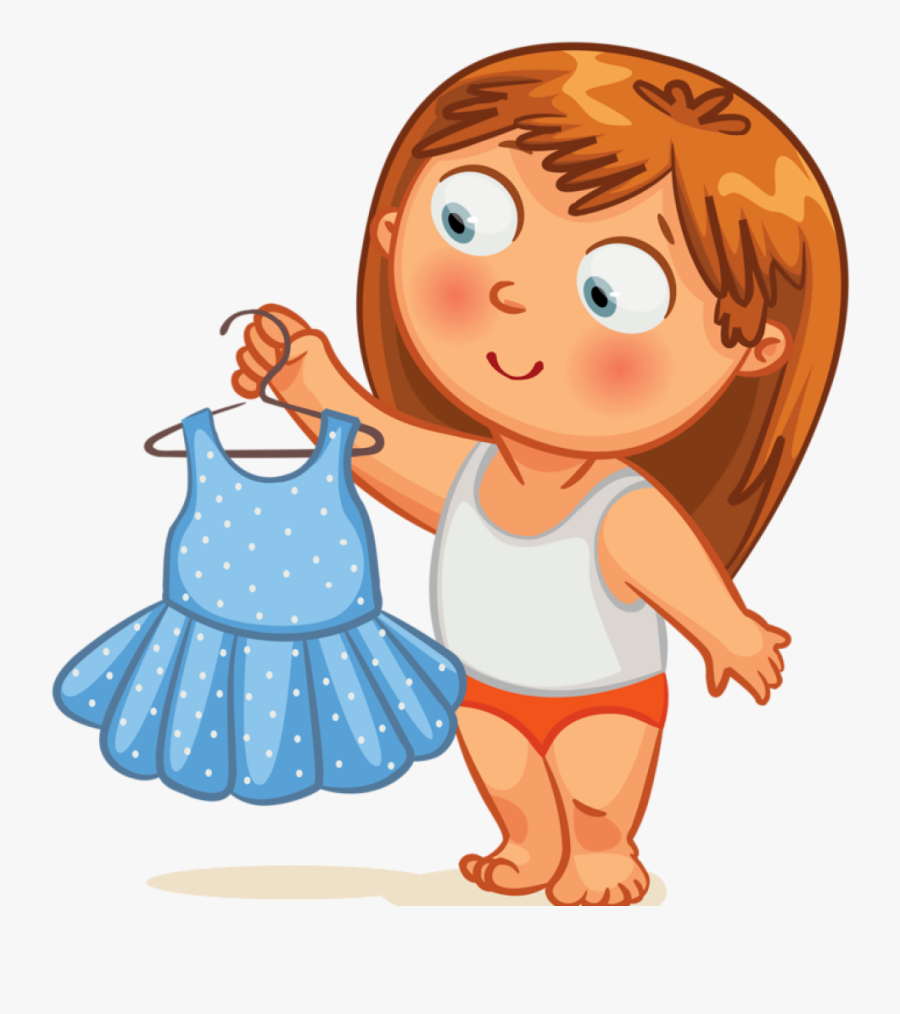 Get Dressed Clipart Pumpkin Clipart Hatenylo - Girl Getting Dressed Clipart, Transparent Clipart