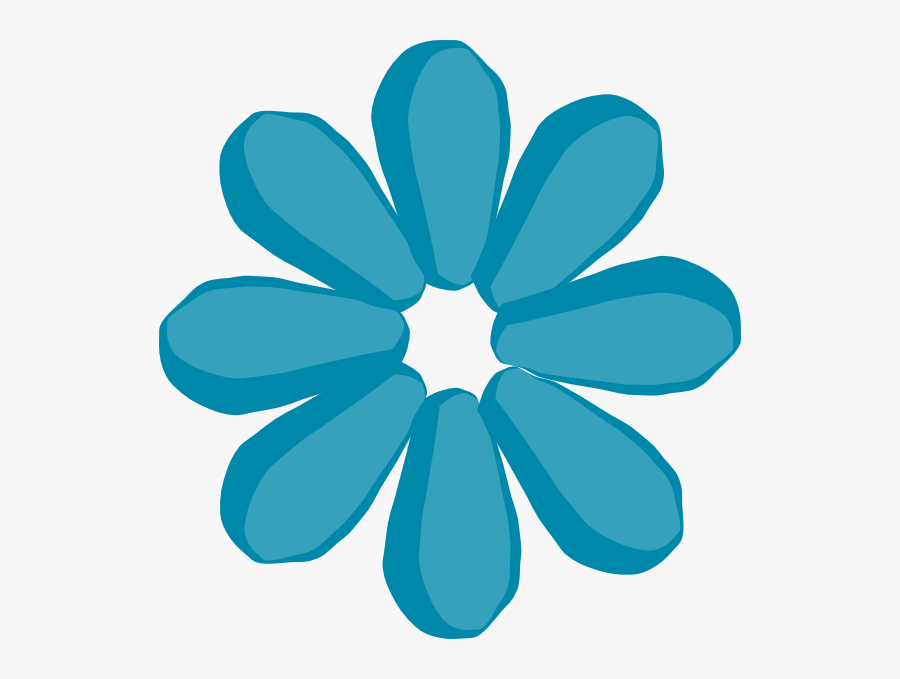 Simple Flower Clip Art, Transparent Clipart