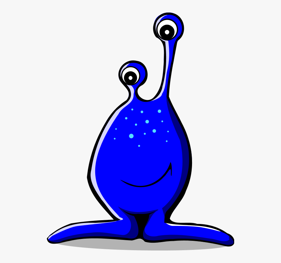 Alien Clipart Trolls Coloring - Blue Alien Clipart, Transparent Clipart