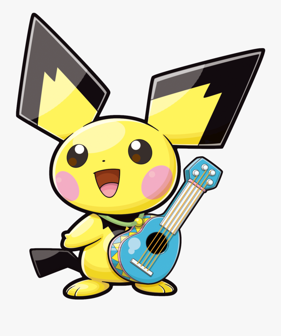 Clip Art Ukulele Bulbapedia The Community - Pokemon Ranger Guardian Signs Pichu, Transparent Clipart