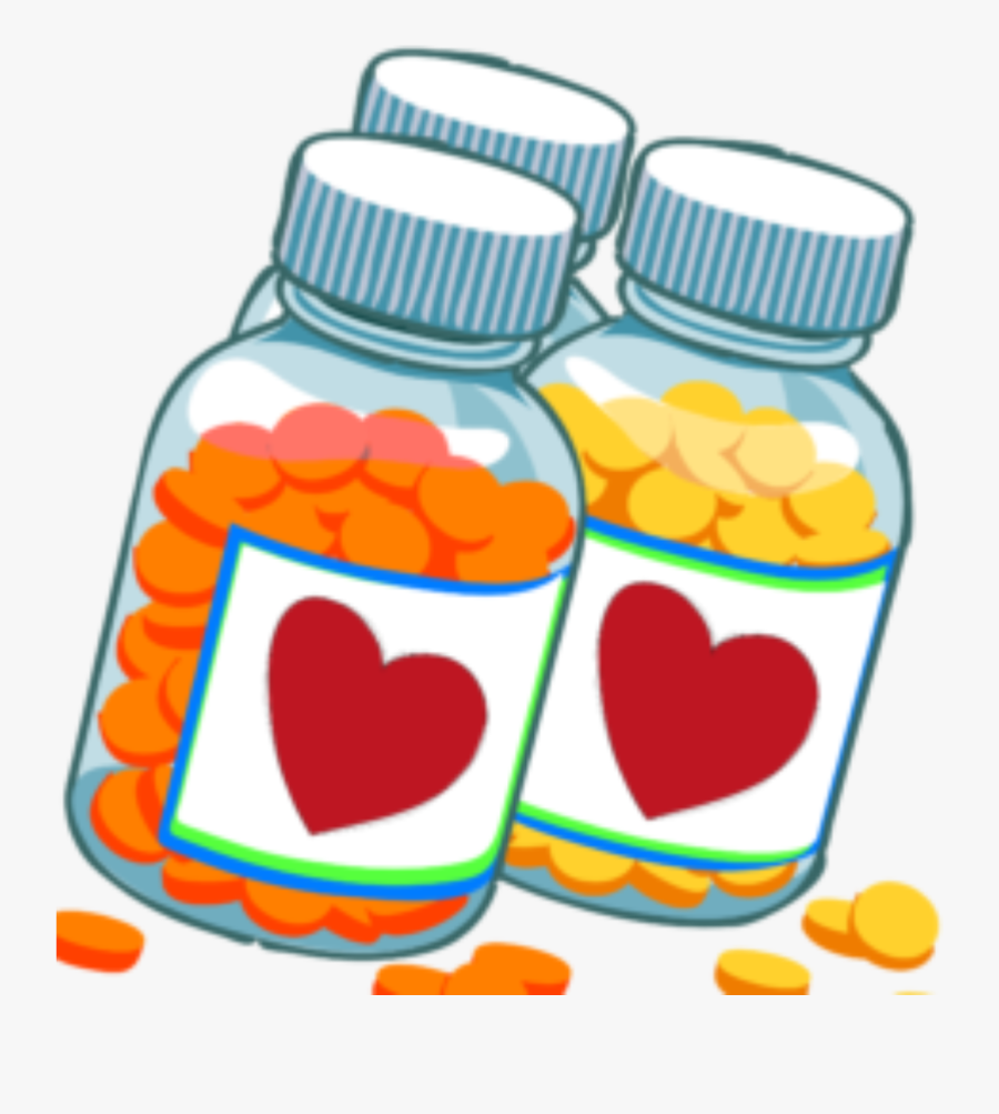 Transparent Pill Bottle Clipart - Free Clip Art Vitamins, Transparent Clipart