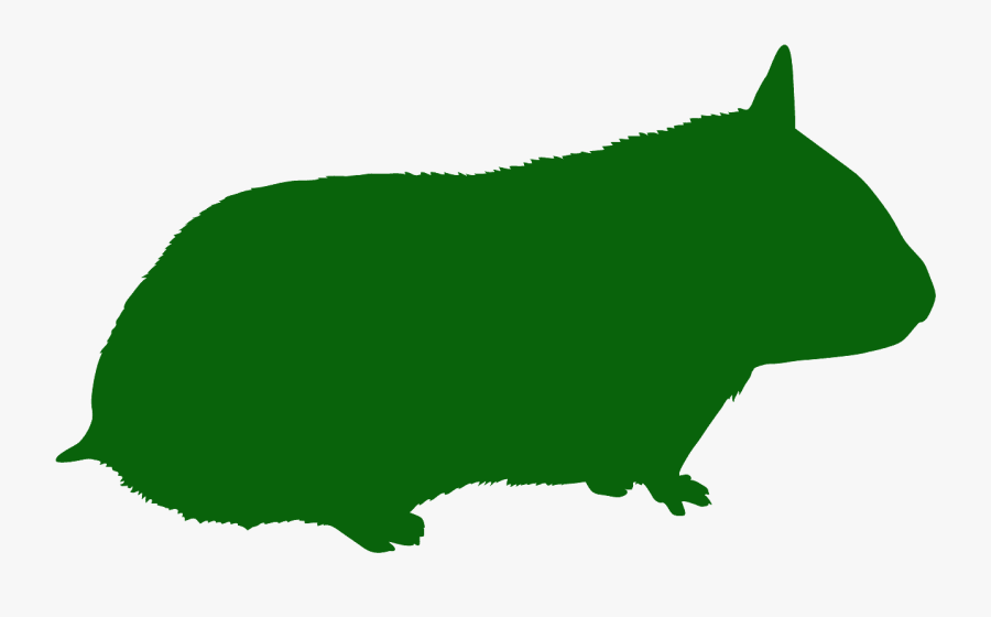Purple Hamster Silhouette, Transparent Clipart