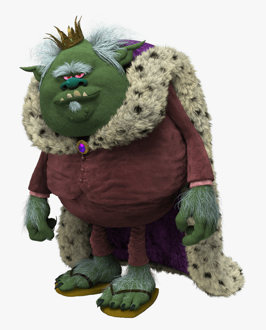 Clip Art King Gristle Sr Villains - Trolls Cast King Gristle, Transparent Clipart