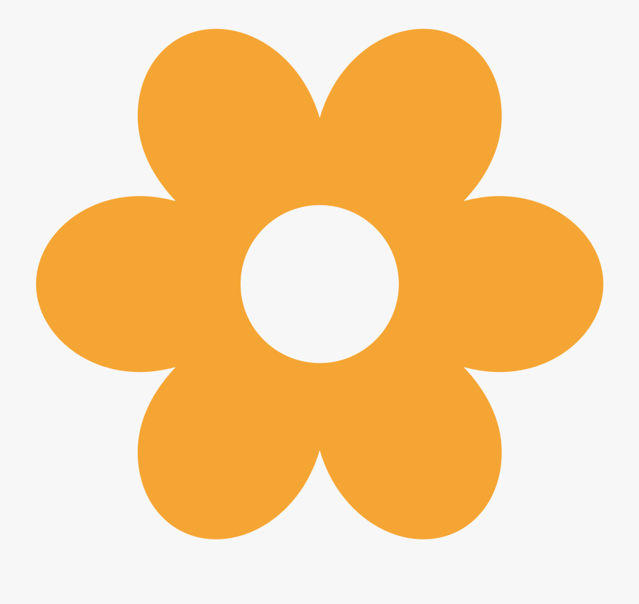 Yellow Flower With Stem Clip - Retro Flower Svg , Free Transparent