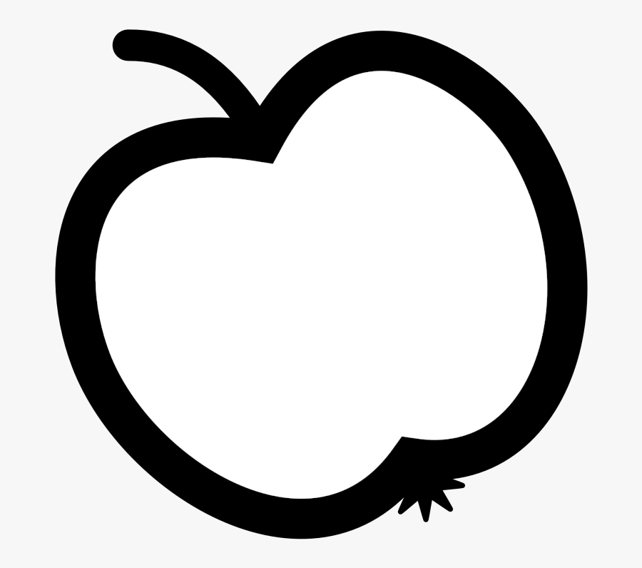 Bad Apple - Heart, Transparent Clipart