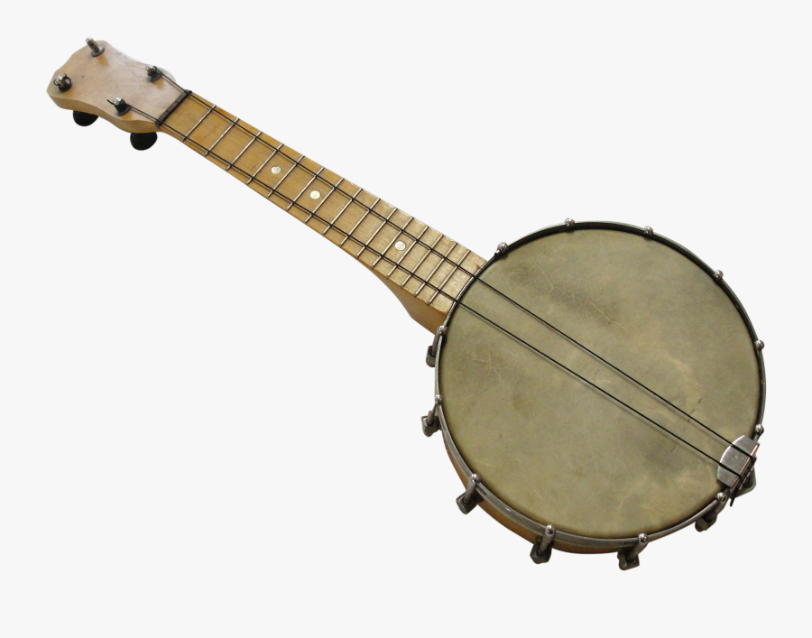 Vintage Concertone Banjo Ukulele Banjolele Musical - Banjo Ukulele Vintage, Transparent Clipart