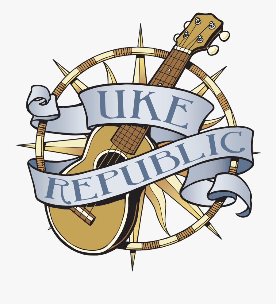 Uke Republic - Uke Republic Logo, Transparent Clipart
