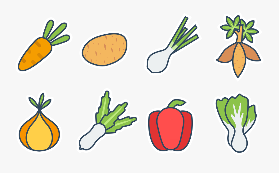 Clip Art - 蔬果 手繪, Transparent Clipart