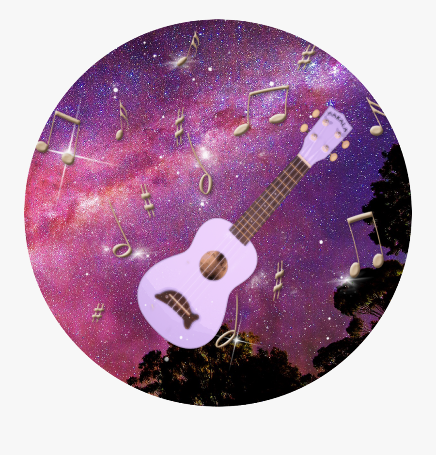 #ukulele #icon #space #music #musicnotes - Circle, Transparent Clipart
