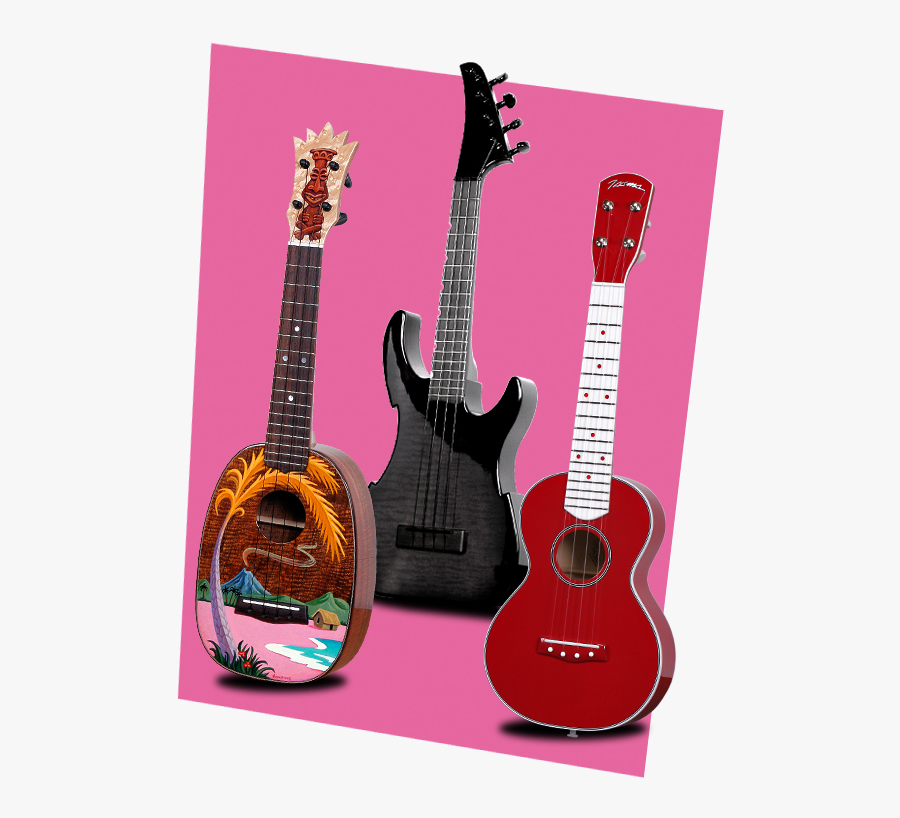Transparent Ukulele Png - Custom Ukulele, Transparent Clipart