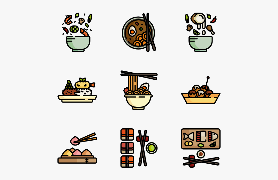 Rice Icons Free Asian - Asian Food Icon Transparent, Transparent Clipart