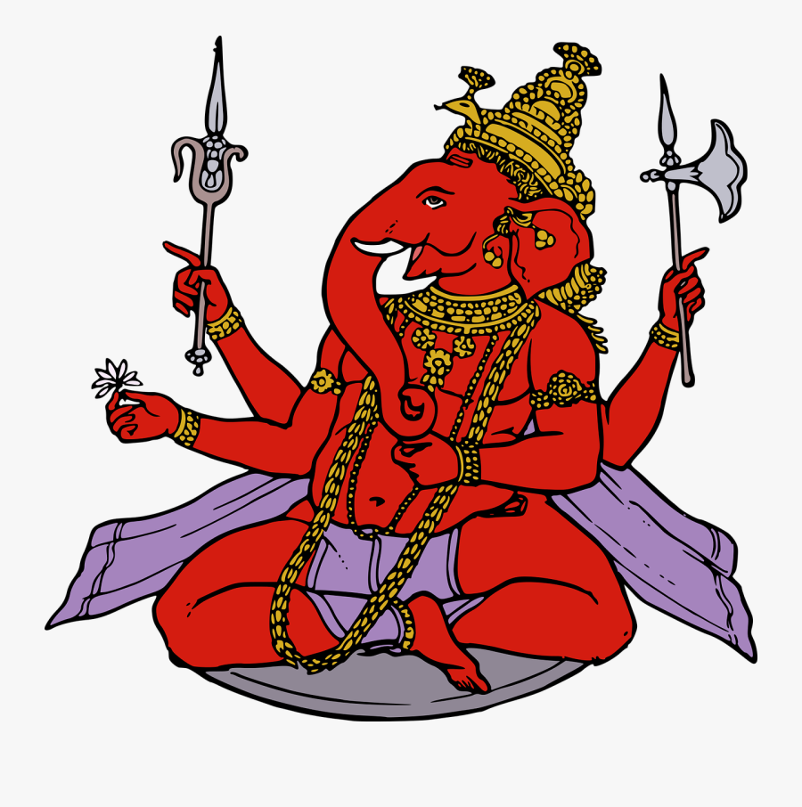 Ganesha - Colour, Transparent Clipart
