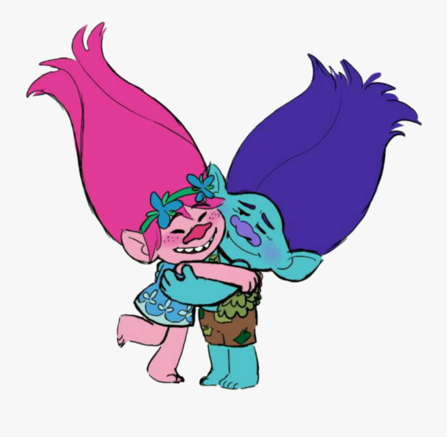 #branch #poppy #broppy #trolls #dreamworkstrolls #dreamworkstrollsbranch - Broppy Fanfic Wattpad, Transparent Clipart
