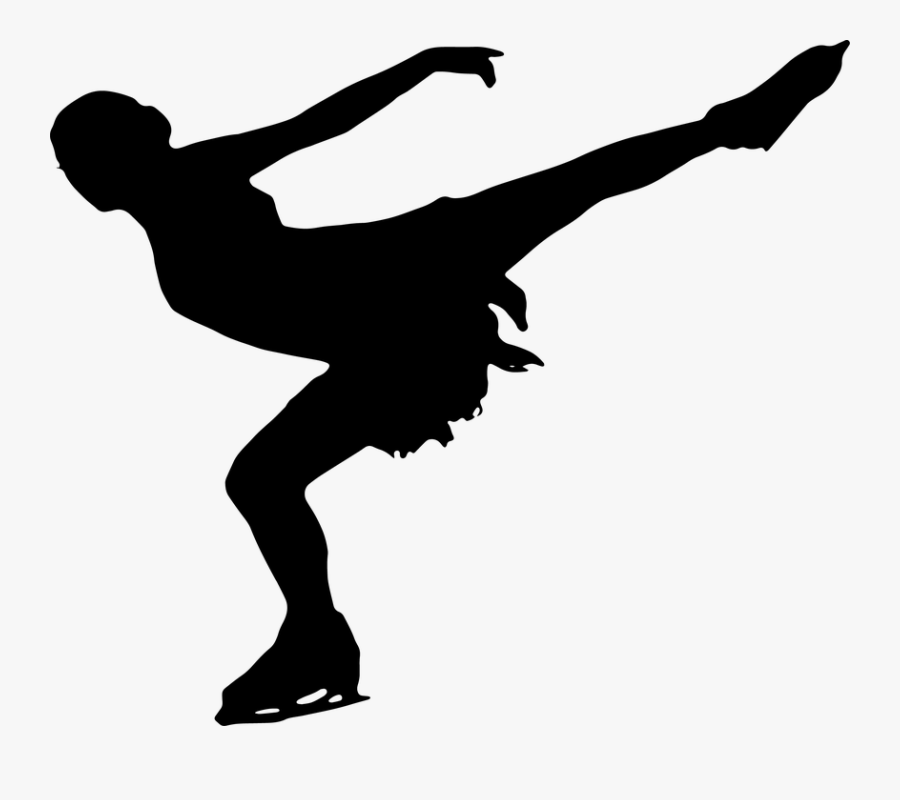 Clip Art Figure Skater Clipart - Saltos De Patinaje Sobre Hielo, Transparent Clipart