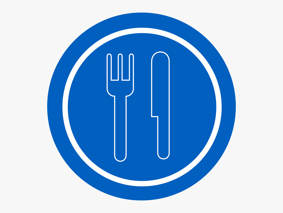 Fork And Knife Red, Transparent Clipart