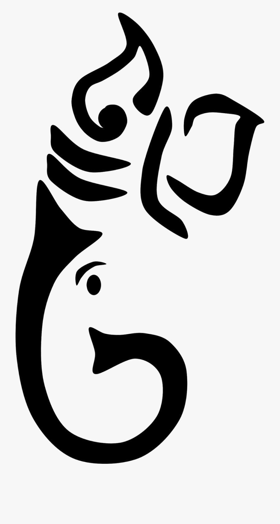 Clipart Of Expand, Ganapathi God And Ganesh Logo - Ganpati Logo Png, Transparent Clipart