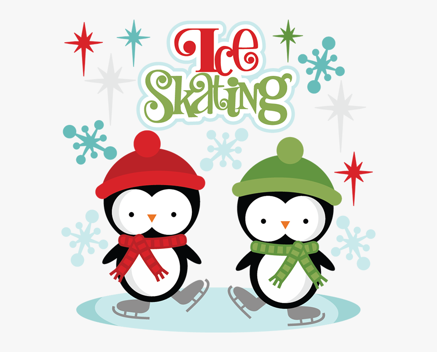 Penguin Ice Skates Clipart, Transparent Clipart