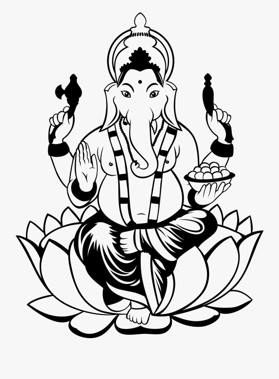 Collection Of Free Drawing Free Ganesha Download On - Ganesh Ji Png Clipart, Transparent Clipart