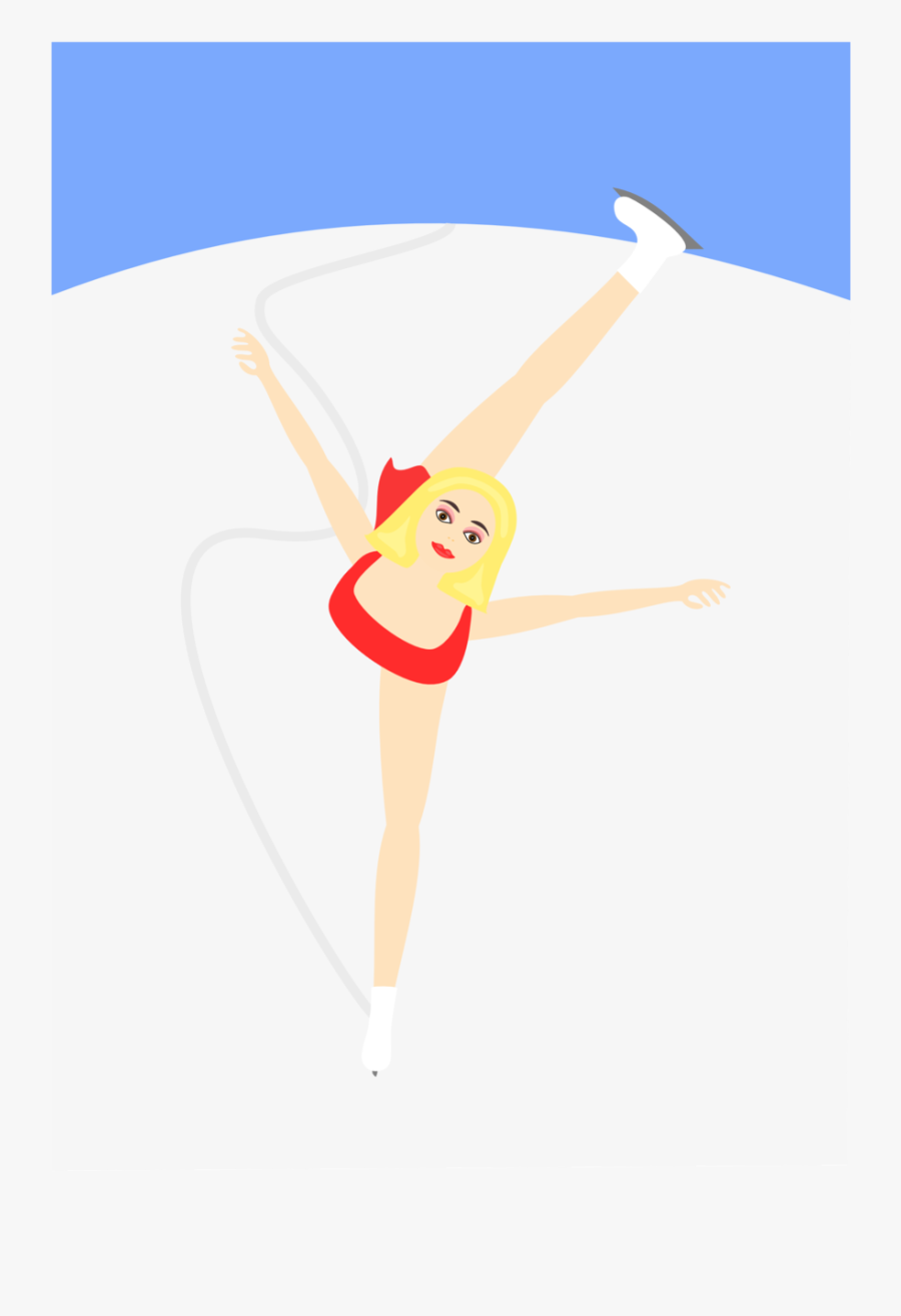 Ice Skater - Ice Skating, Transparent Clipart