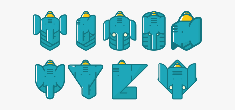 Ganesha Vector Minimal, Transparent Clipart