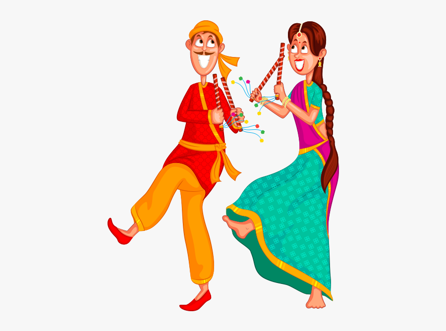 Dandiya Vector Png, Transparent Clipart