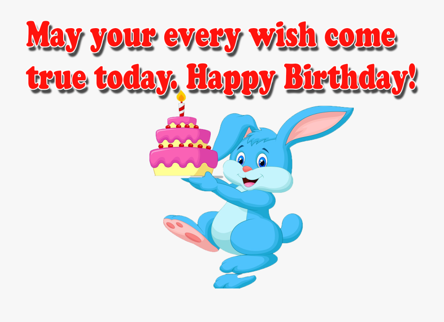 1st Birthday Wishes Png Clipart - Cartoon, Transparent Clipart