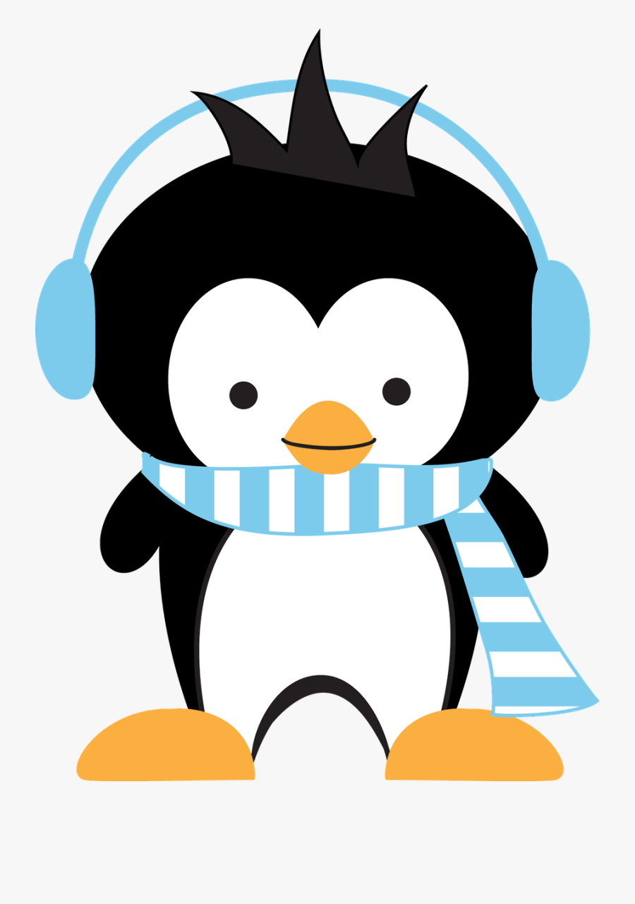 Clip Art Penguin Ice Skating Clipart - Cute Penguin Clipart Png, Transparent Clipart