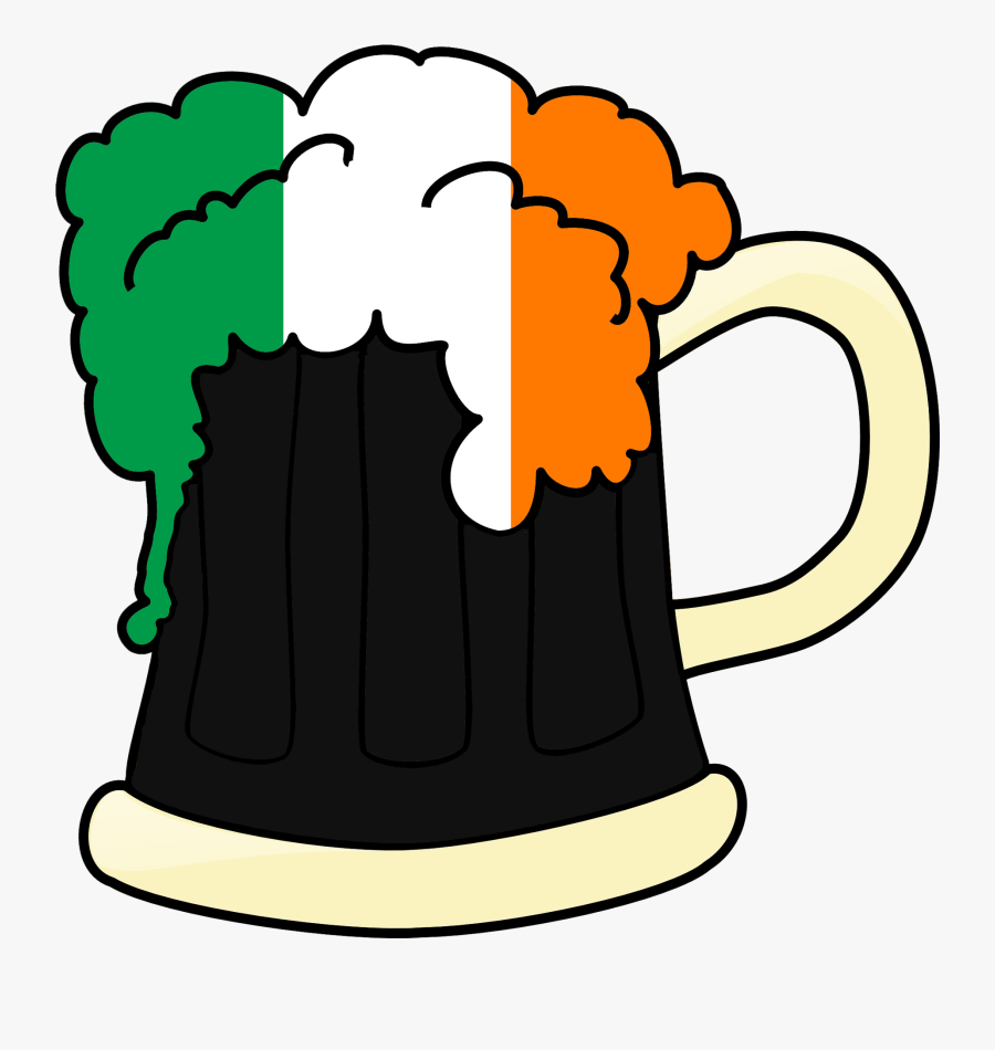 Ireland Beer Irish Green Saint - Beer Stein Clipart, Transparent Clipart