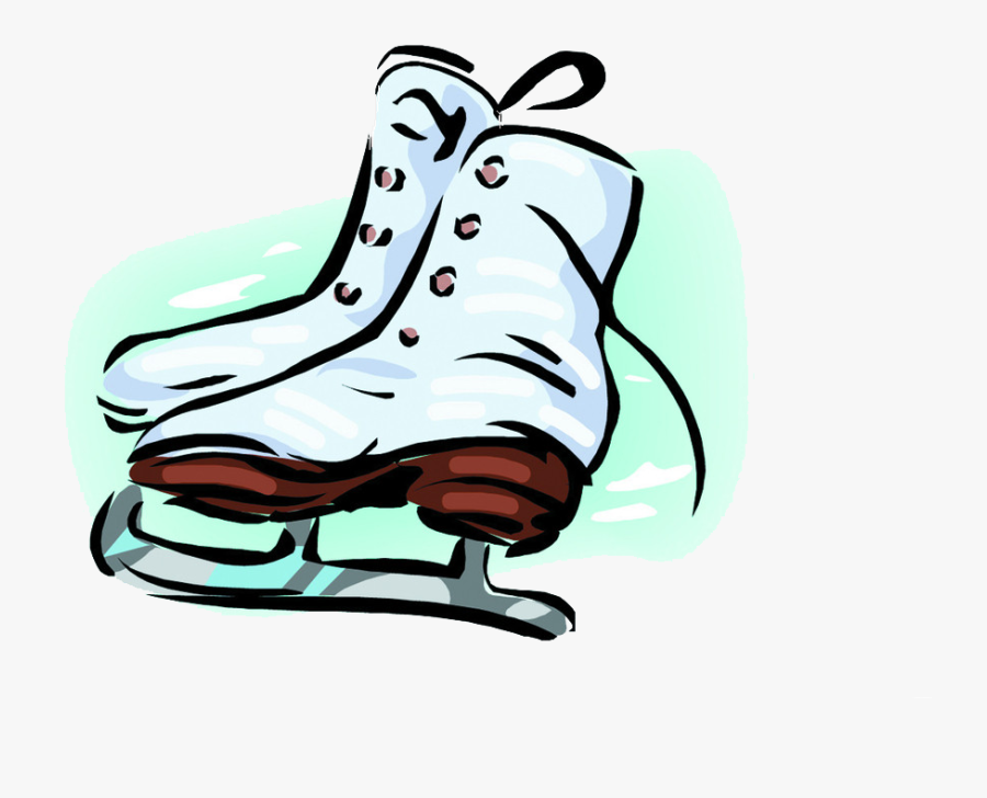 Ice Skate Ice Skating Figure Skating Figure Skate Clip - Figure Skates Clip Art, Transparent Clipart