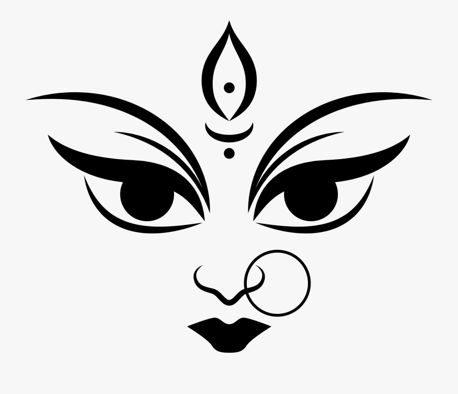 Durga Ma Png Hd Durga Ma Png Image Free Download - Maa Durga Clipart Black & White, Transparent Clipart