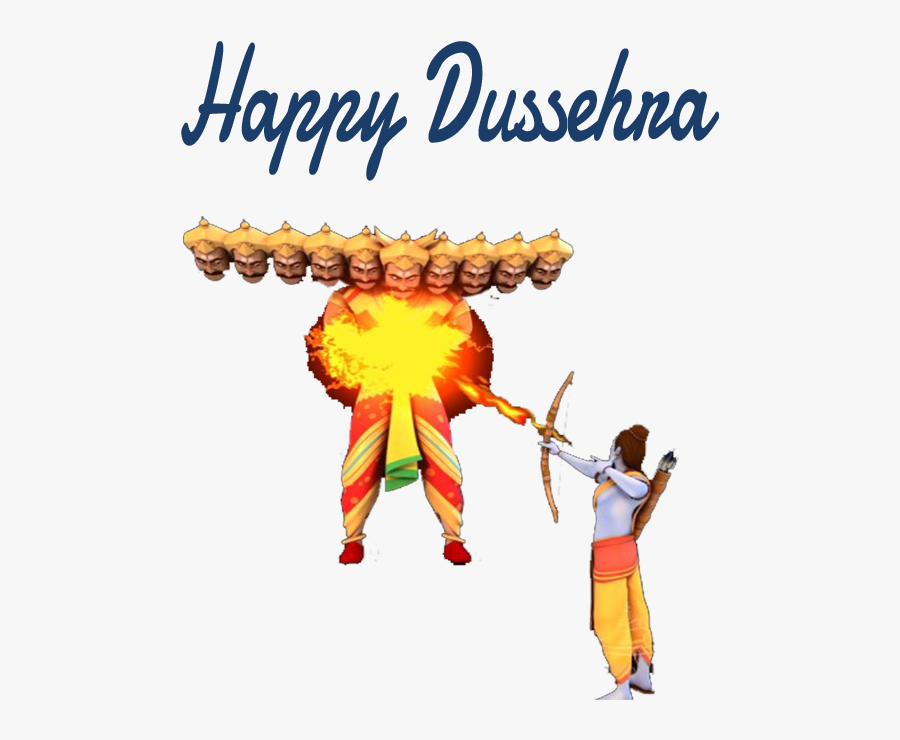 Happy Dussehra Png Free Images - Cartoon, Transparent Clipart