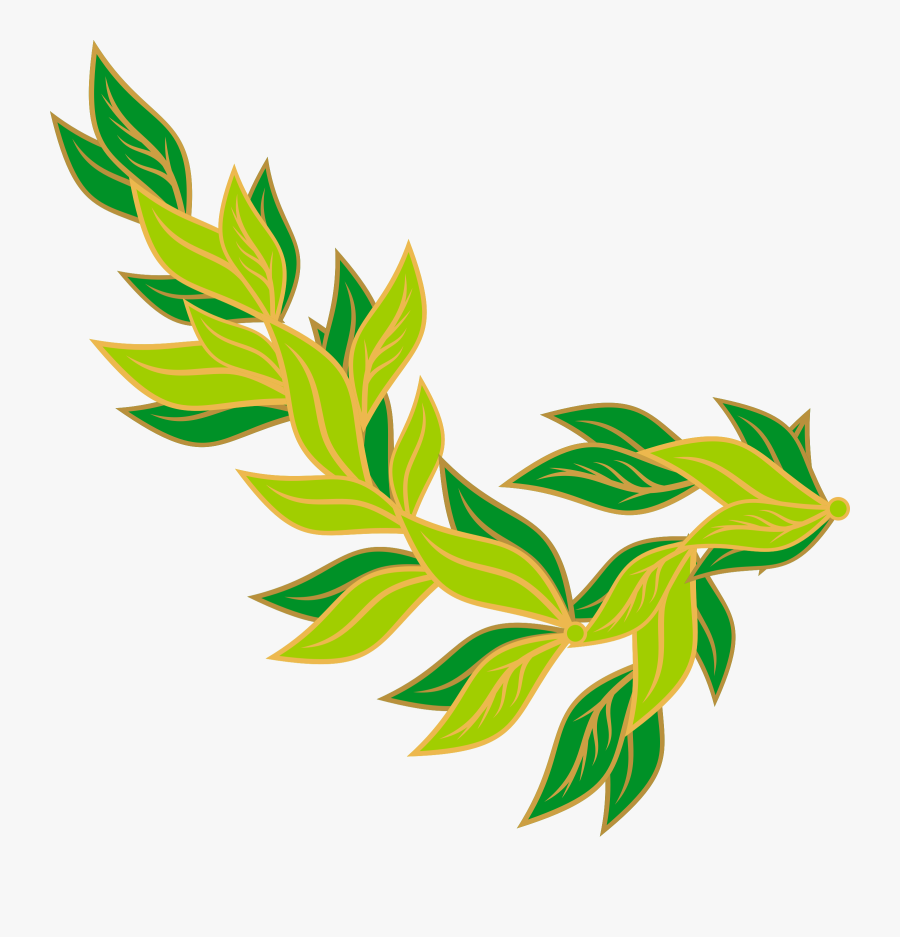 Clipart - Clip Art Leaf Border, Transparent Clipart