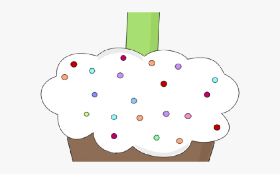 Birthday Cupcake Clipart, Transparent Clipart