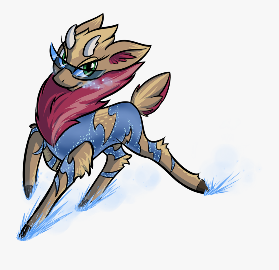 Kalemon, Deer, Female, Figure Skating, Glasses, Lidded - Cartoon, Transparent Clipart